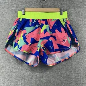Gymshark Running Shorts Women Size Small Geometric Activewear